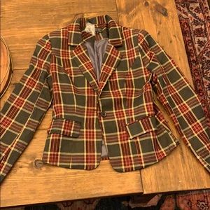 Plaid Blazer